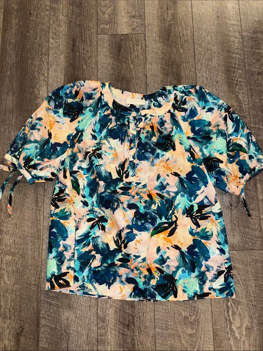 Ulla Johnson Vienne Delphinium Floral Top NWT